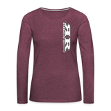 Riley Racing | 2022 | Women's LS T-Shirt - heather burgundy