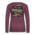 Riley Racing | 2022 | Women's LS T-Shirt - heather burgundy