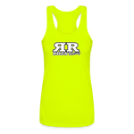 Riley Racing | 2022 | Women’s Racerback Tank - neon yellow