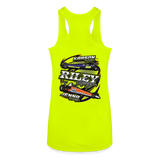 Riley Racing | 2022 | Women’s Racerback Tank - neon yellow
