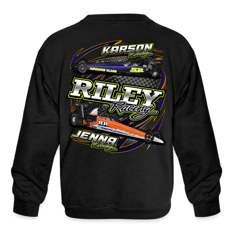 Riley Racing | 2022 | Youth Crewneck Sweatshirt - black