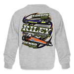 Riley Racing | 2022 | Youth Crewneck Sweatshirt - heather gray