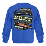 Riley Racing | 2022 | Youth Crewneck Sweatshirt - royal blue