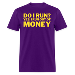 DO I RUN? | FSR MERCH | ADULT T-SHIRT - purple