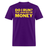 DO I RUN? | FSR MERCH | ADULT T-SHIRT - purple