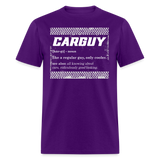 CARGUY DEFINITION | FSR MERCH | ADULT T-SHIRT - purple