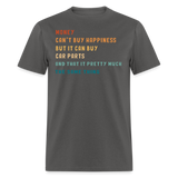 BUY CAR PARTS | FSR MERCH | ADULT T-SHIRT - charcoal