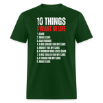 10 THINGS IN LIFE | FSR MERCH | ADULT T-SHIRT - forest green