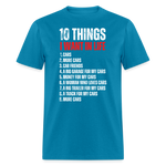 10 THINGS IN LIFE | FSR MERCH | ADULT T-SHIRT - turquoise