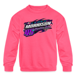 Jared Morrison | 2022 | Youth Crewneck Sweatshirt - neon pink