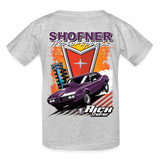 Shofner Motorsports | 2022 | Youth T-Shirt 2-Sided - heather gray