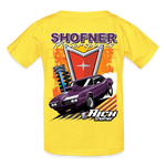 Shofner Motorsports | 2022 | Youth T-Shirt 2-Sided - yellow