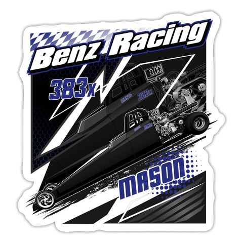 Benz Racing | 2022 | Sticker - white matte