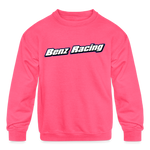 Benz Racing | 2022 | Youth Crewneck Sweatshirt - neon pink