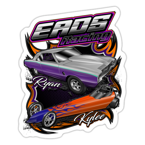 Eads Racing | 2022 | Sticker - white matte