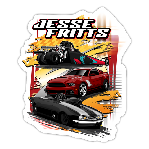 Jesse Fritts | 2022 | Sticker - white matte