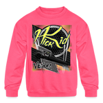 Kerth Racing | 2022 | Youth Crewneck Sweatshirt - neon pink
