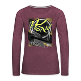 Kerth Racing | 2022 | Women's LS T-Shirt - heather burgundy