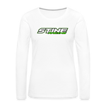Stine Racing | 2022 | Women's LS T-Shirt Two-Sided - white