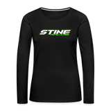 Stine Racing | 2022 | Women's LS T-Shirt Two-Sided - black