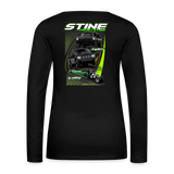 Stine Racing | 2022 | Women's LS T-Shirt Two-Sided - black