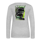 Stine Racing | 2022 | Women's LS T-Shirt Two-Sided - heather gray