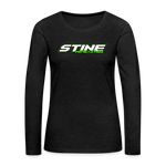 Stine Racing | 2022 | Women's LS T-Shirt Two-Sided - charcoal grey