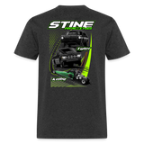 Stine Racing | 2022 | Men's T-Shirt Two-Sided - heather black