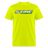 Stine Racing | 2022 | Men's T-Shirt Two-Sided - safety green