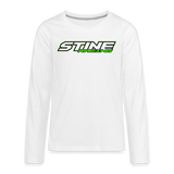 Stine Racing | 2022 | Youth LS T-Shirt Two-Sided - white