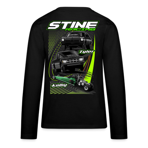 Stine Racing | 2022 | Youth LS T-Shirt Two-Sided - black