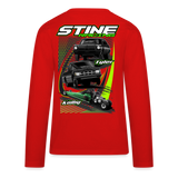 Stine Racing | 2022 | Youth LS T-Shirt Two-Sided - red