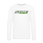 Stine Racing | 2022 | Men's LS T-Shirt Two-Sided - white