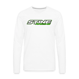 Stine Racing | 2022 | Men's LS T-Shirt Two-Sided - white