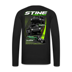 Stine Racing | 2022 | Men's LS T-Shirt Two-Sided - black