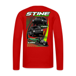 Stine Racing | 2022 | Men's LS T-Shirt Two-Sided - red