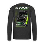 Stine Racing | 2022 | Men's LS T-Shirt Two-Sided - charcoal grey