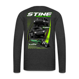 Stine Racing | 2022 | Men's LS T-Shirt Two-Sided - charcoal grey