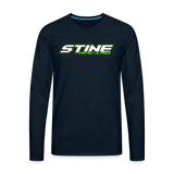 Stine Racing | 2022 | Men's LS T-Shirt Two-Sided - deep navy