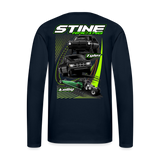 Stine Racing | 2022 | Men's LS T-Shirt Two-Sided - deep navy