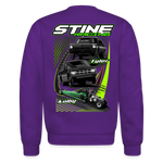 Stine Racing | 2022 | Adult Crewneck Sweatshirt Two-Sided - purple
