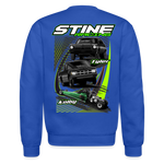 Stine Racing | 2022 | Adult Crewneck Sweatshirt Two-Sided - royal blue