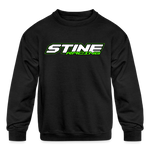 Stine Racing | 2022 | Youth Crewneck Sweatshirt Two-Sided - black