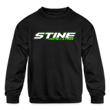 Stine Racing | 2022 | Youth Crewneck Sweatshirt Two-Sided - black