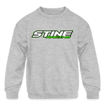 Stine Racing | 2022 | Youth Crewneck Sweatshirt Two-Sided - heather gray