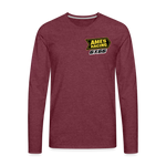 Cory Ames | 2022 | Men's LS T-Shirt - heather burgundy