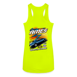 Cory Ames | 2022 | Women’s Racerback Tank - neon yellow