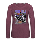 Ron Hill | 2022 | Women's LS T-Shirt - heather burgundy
