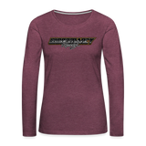 Adam Woodmancy | 2022 | Women's LS T-Shirt - heather burgundy