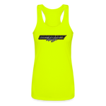 Adam Woodmancy | 2022 | Women’s Racerback Tank - neon yellow